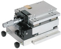 micrometrically adjustable cliché holder (optional)