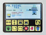 Touch-Screen zur übersichtlichen Programmierung